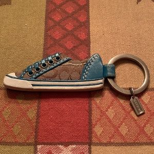 Coach signature sneaker key fob